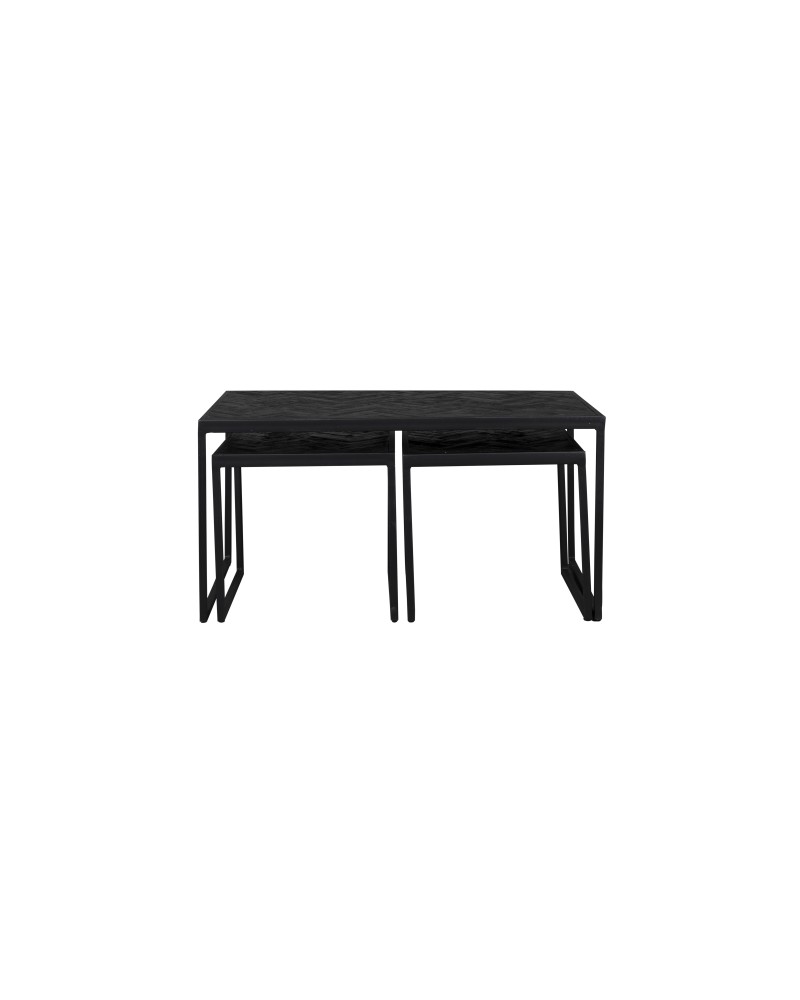 PARKER  Coffee Table Set of 3 | Black