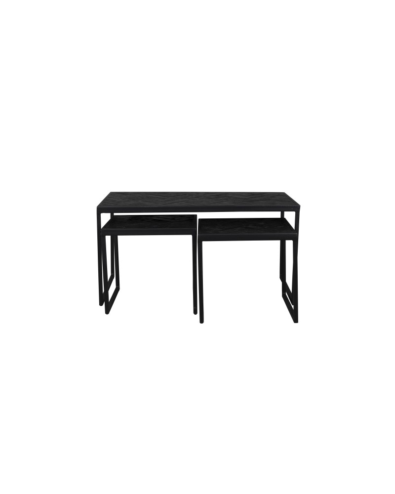 PARKER  Coffee Table Set of 3 | Black