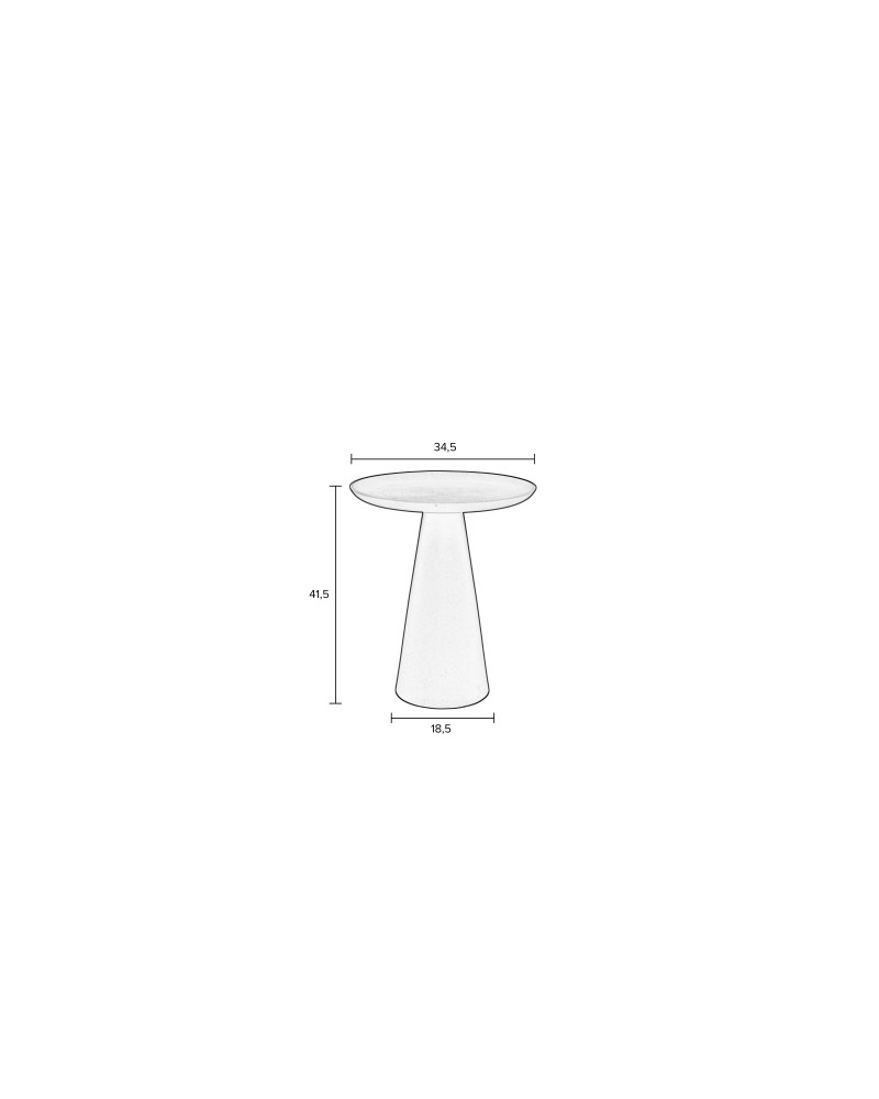 RINGAR MEDIUM Side Table | Ivory