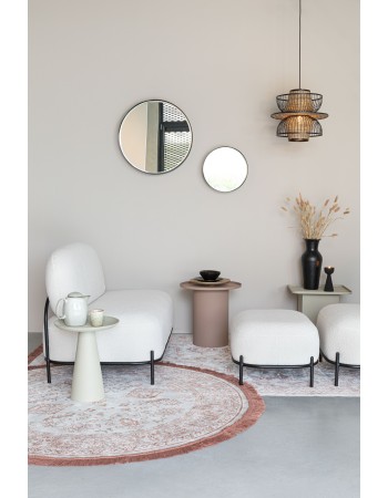 SVERRE ROUND Side Table | Rose Pink
