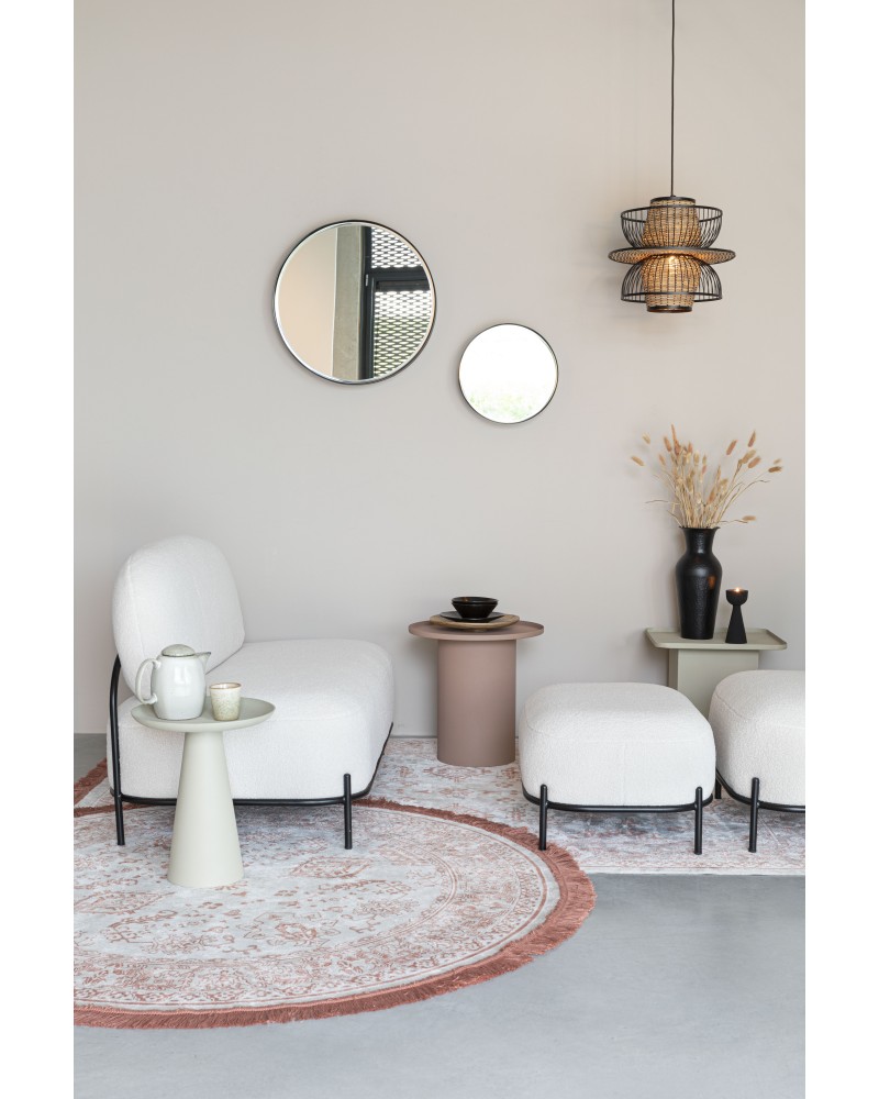 SVERRE ROUND Side Table | Rose Pink