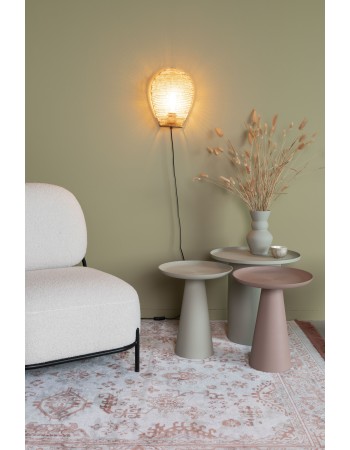 SVERRE ROUND Side Table | Ivory