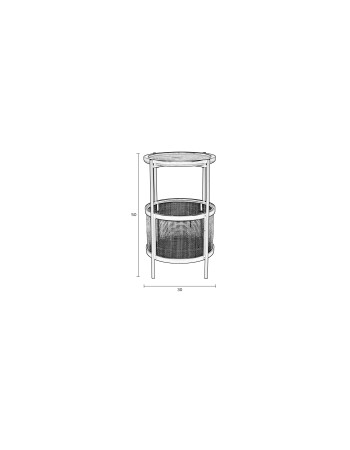 MAKOTO Side Table | Sand