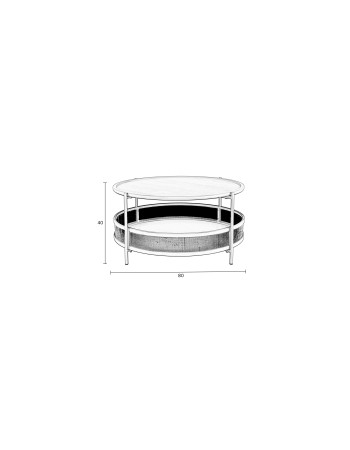 MAKOTO Coffee Table | Black