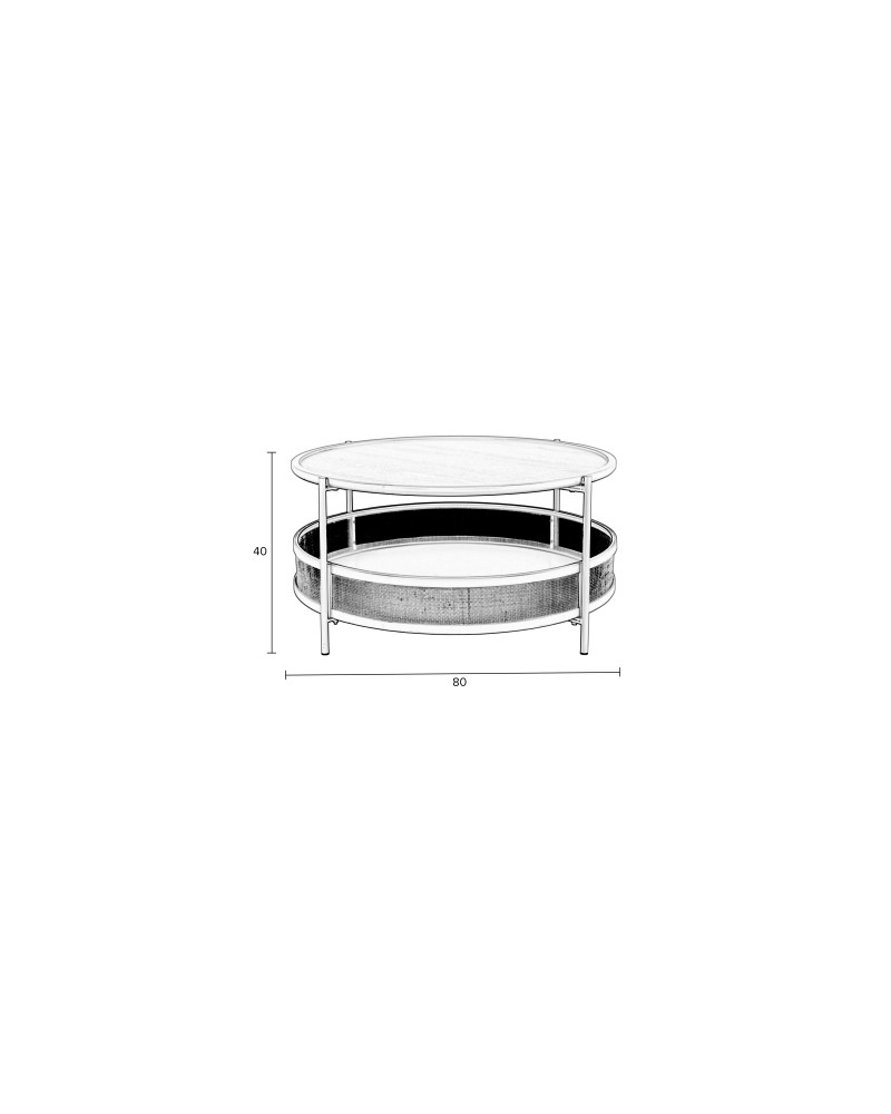 MAKOTO Coffee Table | Black