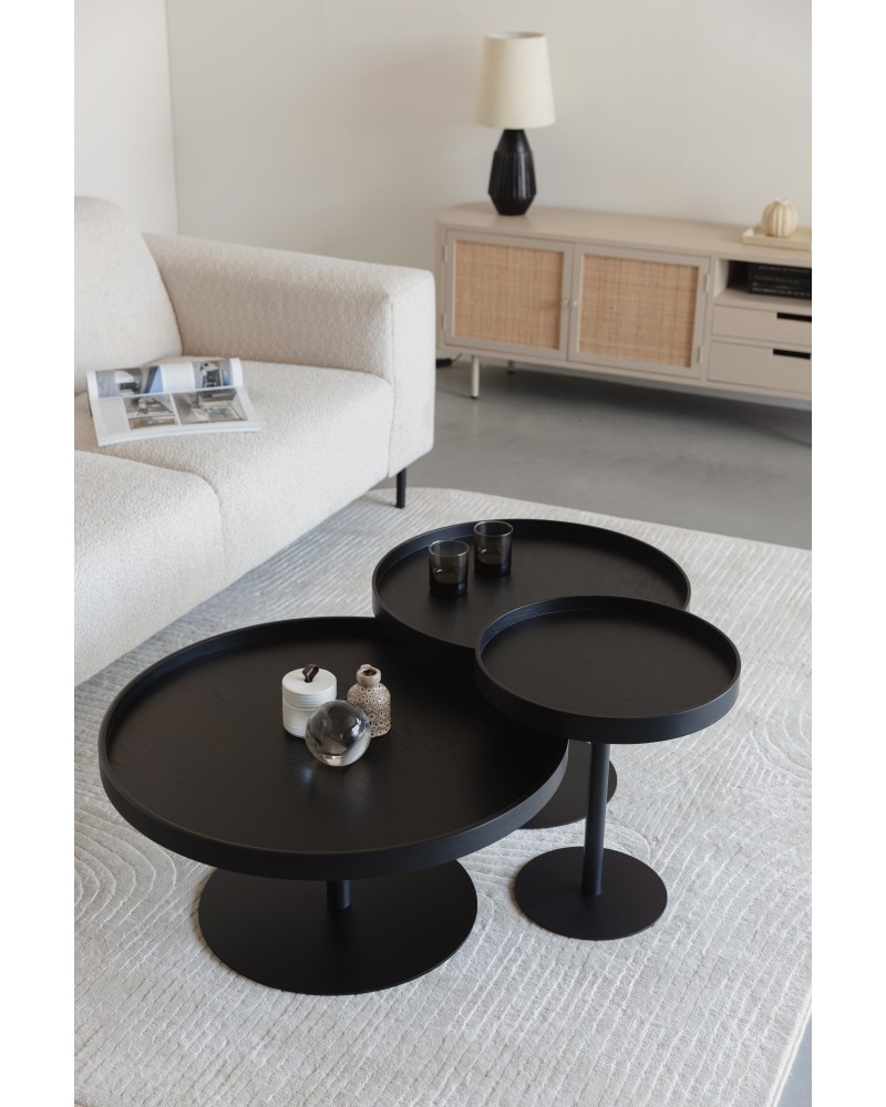 YURI L Side Table | Black 