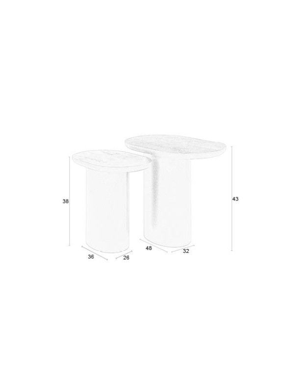 BELA Side Table Set of 2