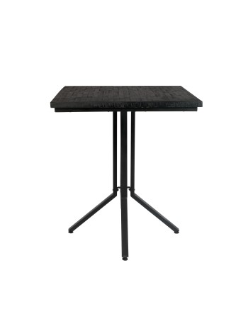 MAZE SQUARE Table | Black