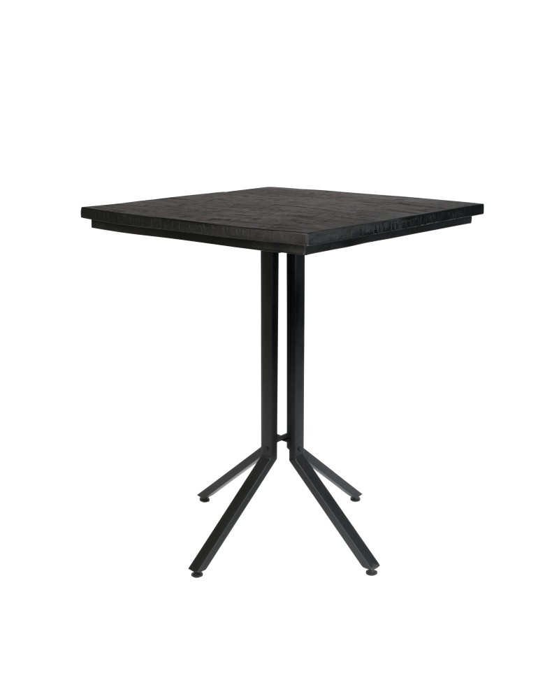 MAZE SQUARE Table | Black