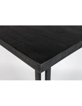 MAZE SQUARE Table | Black