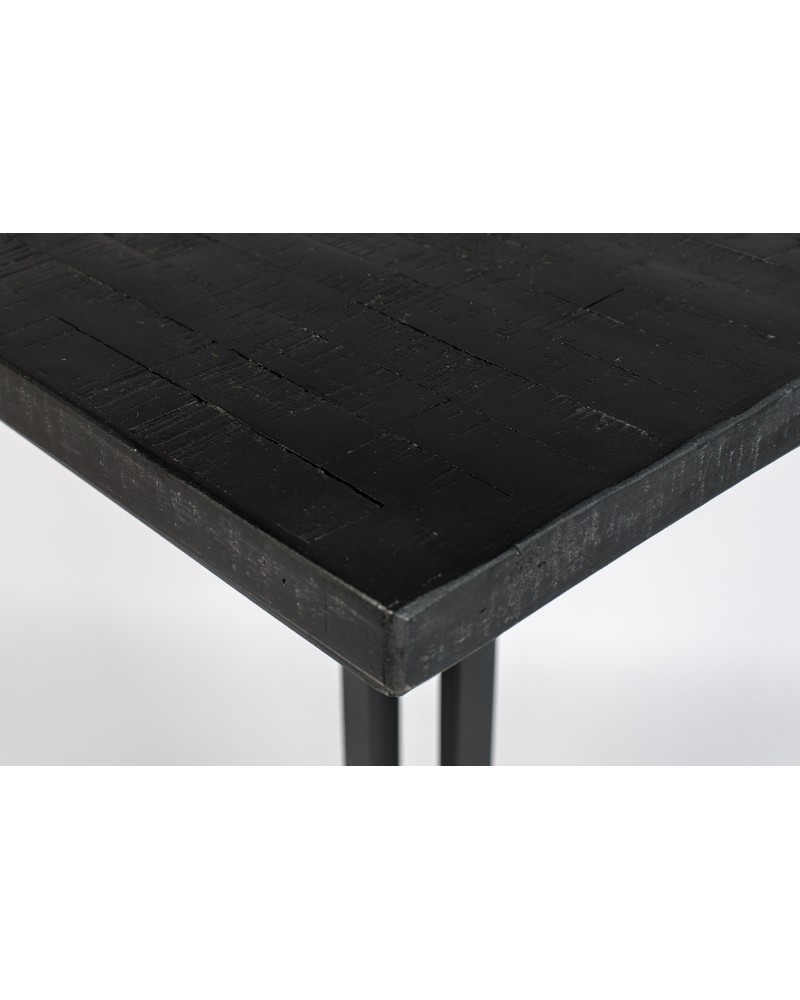 MAZE SQUARE Table | Black