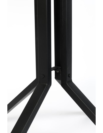 MAZE SQUARE Table | Black
