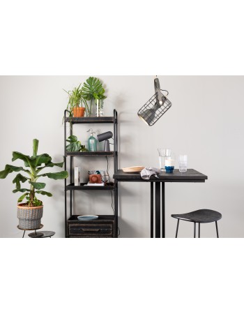 MAZE SQUARE Table | Black