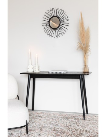 FABIO Console Table 120x40cm | Black