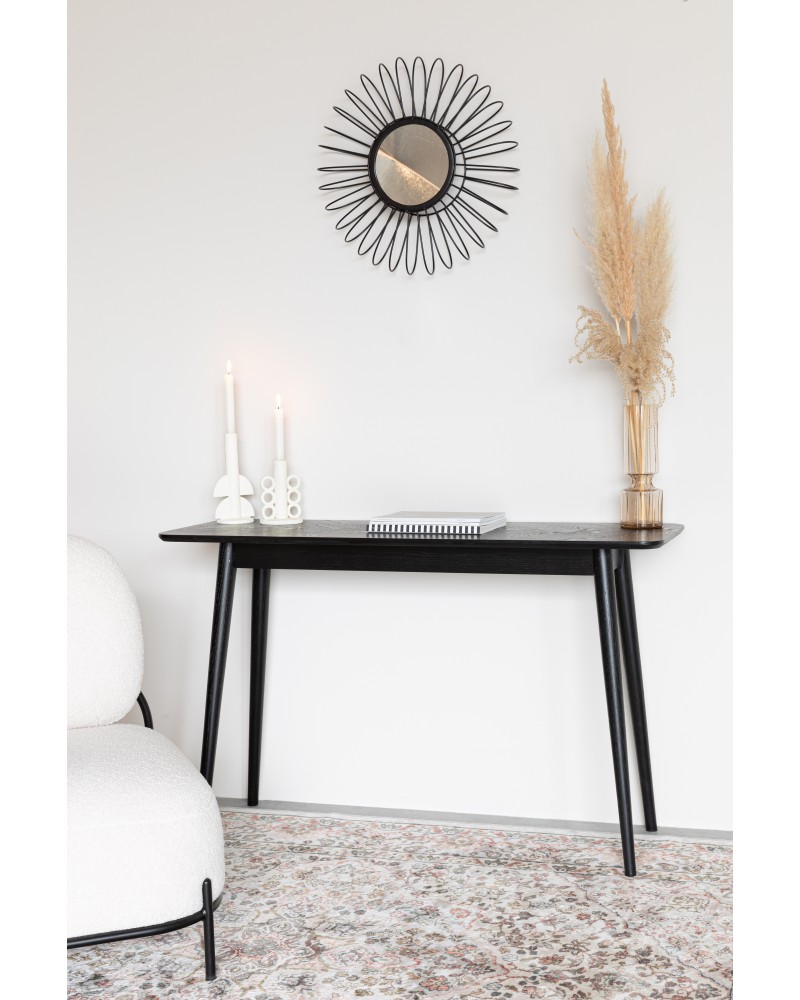 FABIO Console Table 120x40cm | Black