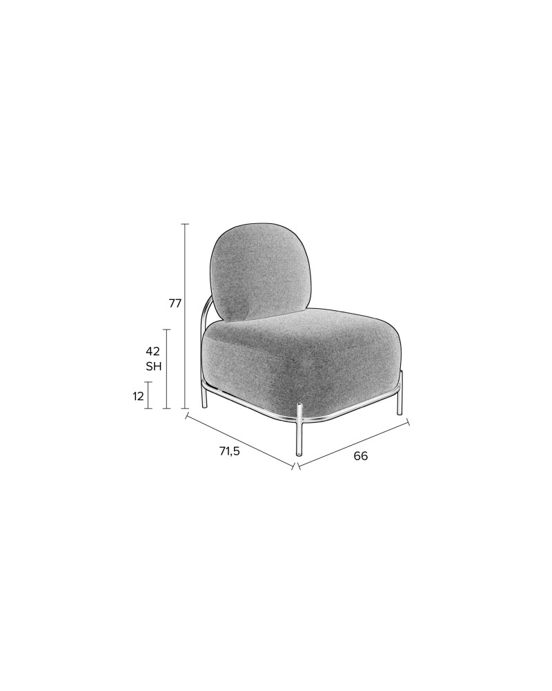 POLLY Lounge Chair | Green