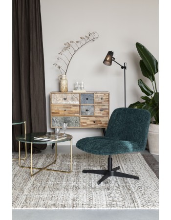 BELMOND Lounge Chair | Rib green