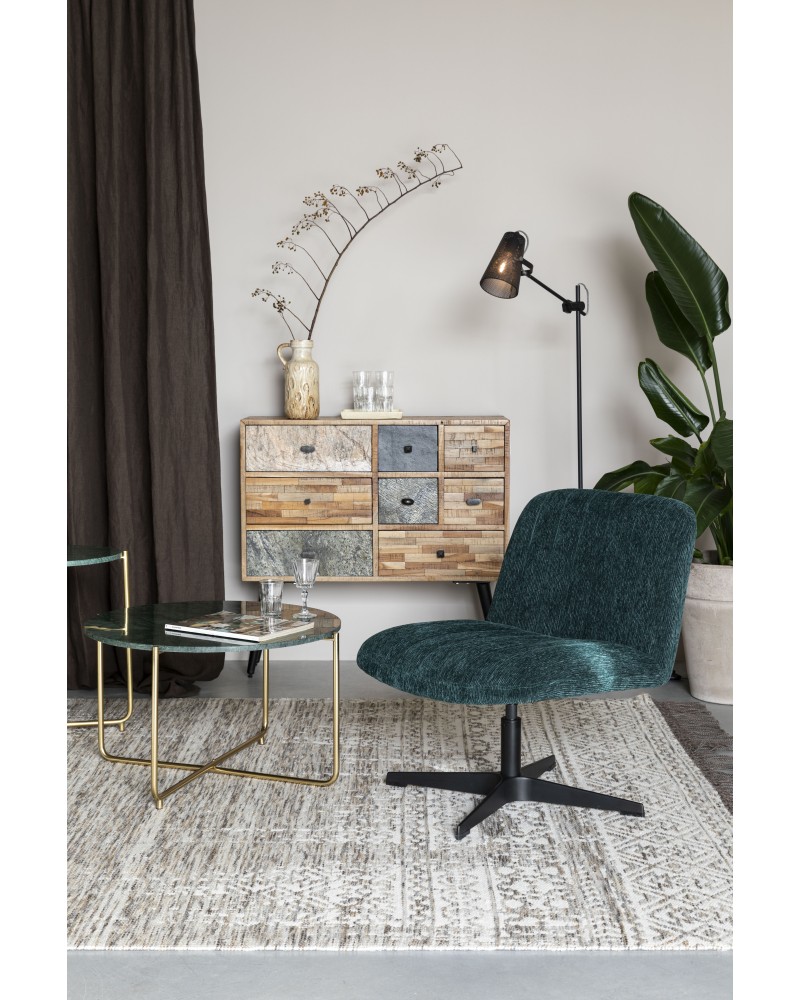 BELMOND Lounge Chair | Rib green