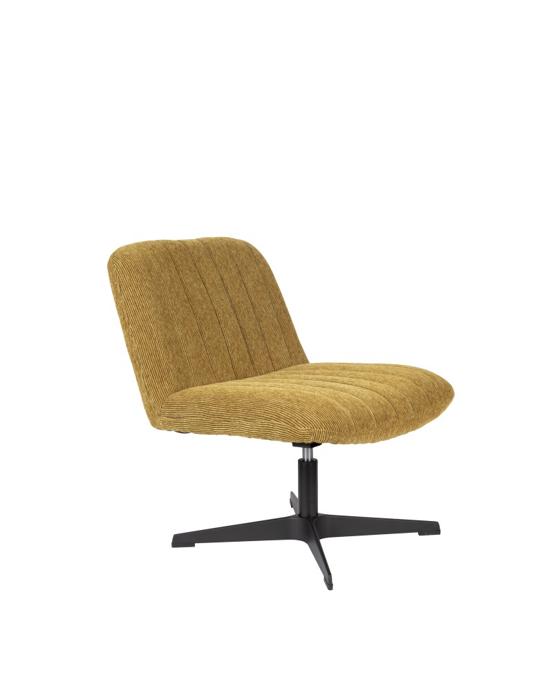 BELMOND Lounge Chair | Rib ochre