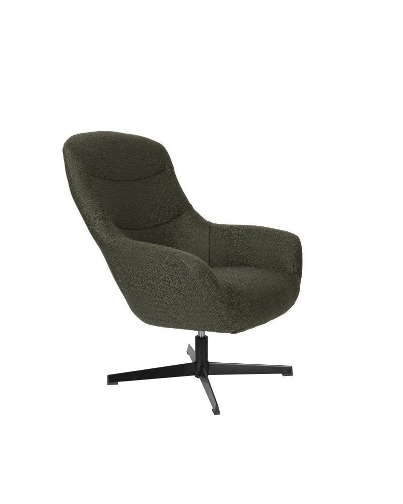 YUKI Lounge Chair | Moss Green