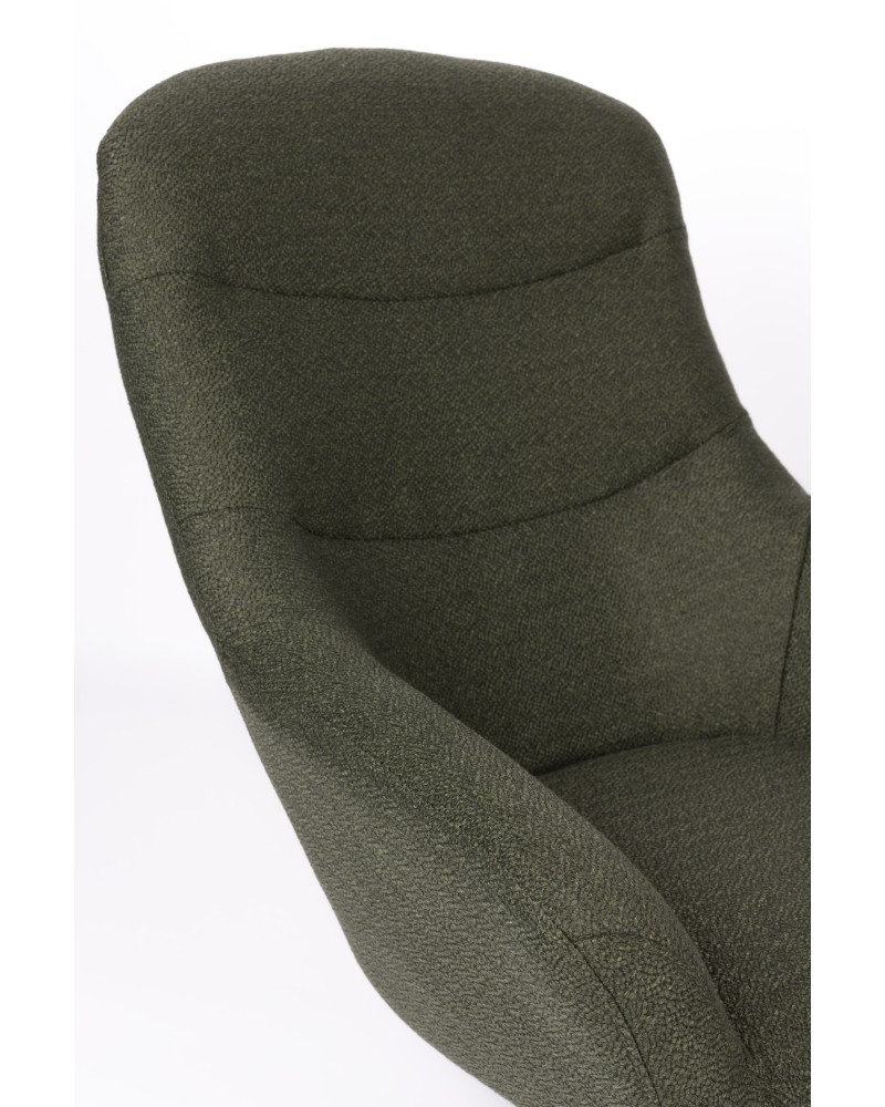 YUKI Lounge Chair | Moss Green