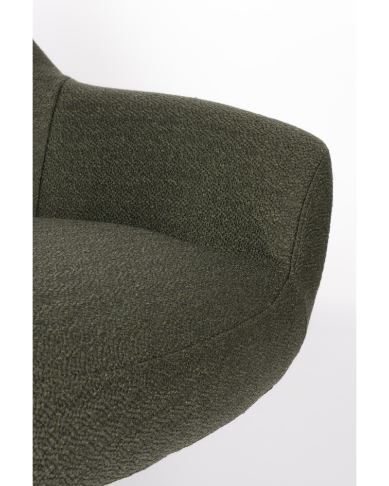 YUKI Lounge Chair | Moss Green