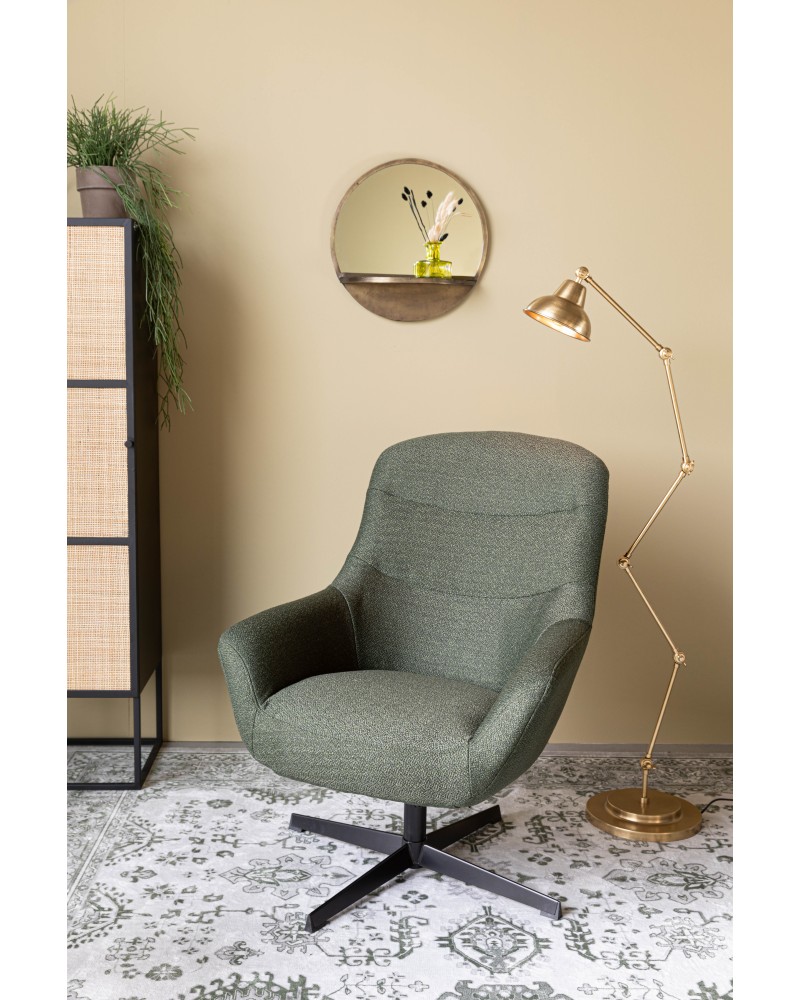 YUKI Lounge Chair | Moss Green