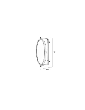 LARA Mirror | Black