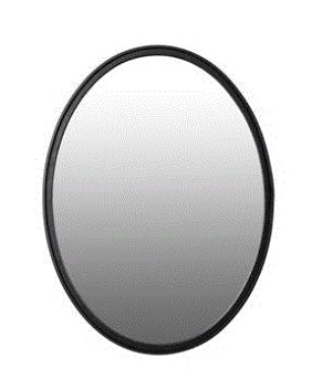 MATZ OVAL M Mirror | Black