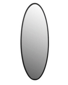 MATZ OVAL L Mirror | Black