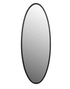 MATZ OVAL L Mirror | Black