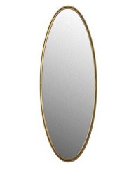 MATZ OVAL L Mirror | Antique Brass