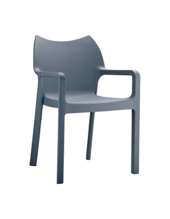 DIVA Armchair | Dark grey