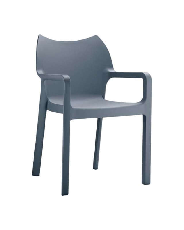 DIVA Armchair | Dark grey