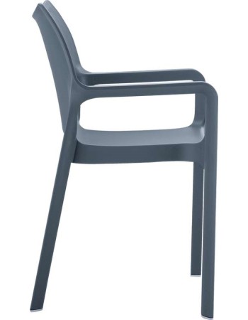 DIVA Armchair | Dark grey