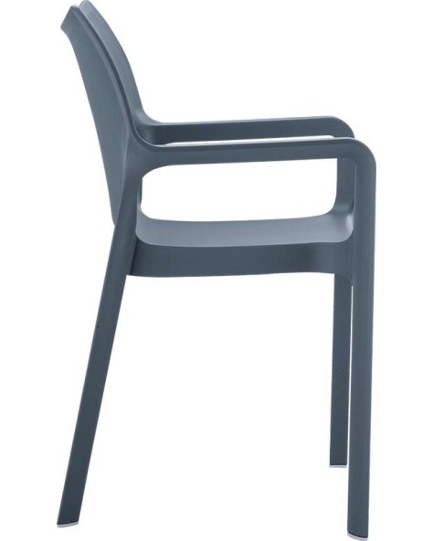 DIVA Armchair | Dark grey