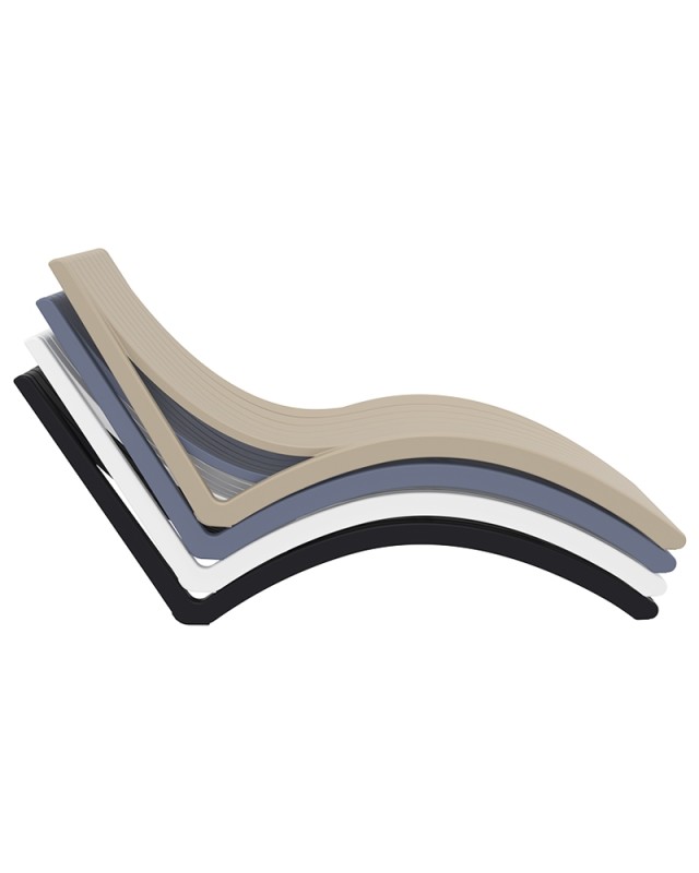 ZOUG - SUNBED SLIM- DARK GREY
