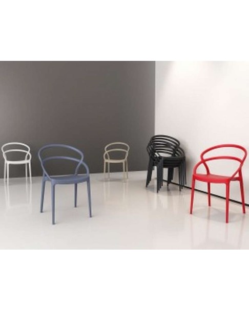 ZOUG - CHAIR PIA - DARK GREY