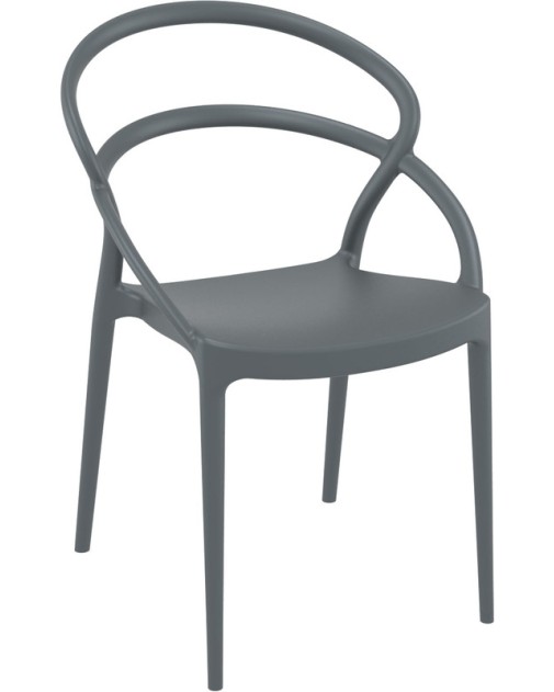 ZOUG - CHAIR PIA - DARK GREY