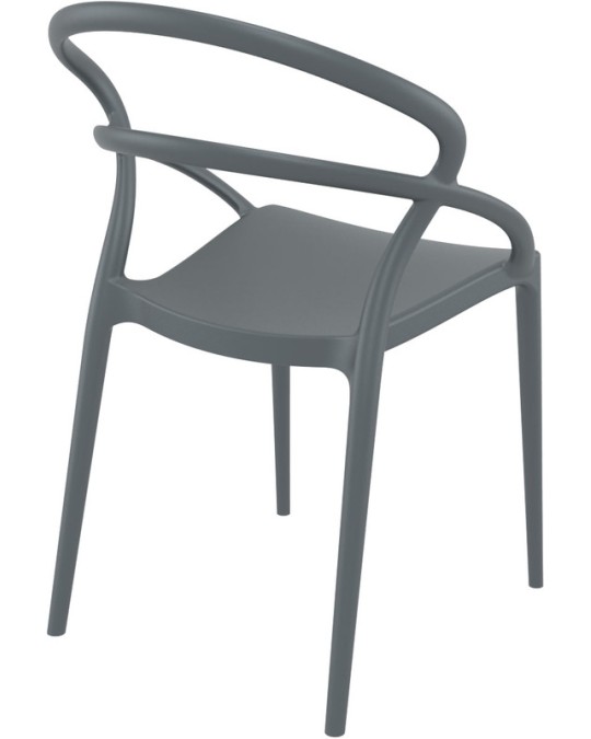 ZOUG - CHAIR PIA - DARK GREY