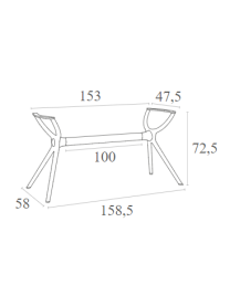 AIR XL Table Base | White