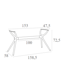 AIR XL Table Base | Black