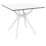 AIR HPL Table Top 80x80cm | White