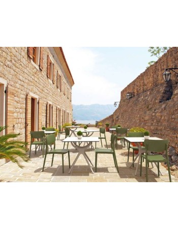 AIR HPL Table Top 80x80cm | White
