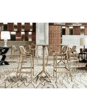 SKY Bar Table 60x60cm | Taupe