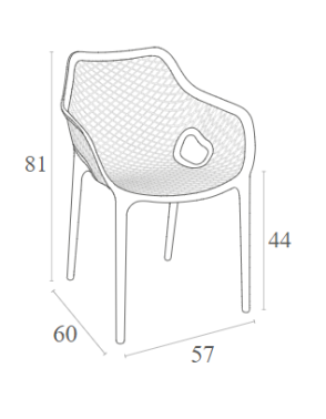 AIR XL Armchair | Black