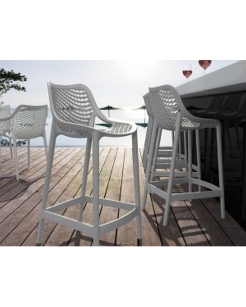 AIR 65 Counter Stool | White