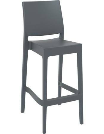 MAYA 75 Bar Stool | Dark Grey