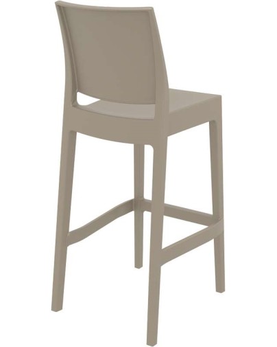 MAYA 75 Bar Stool | Taupe