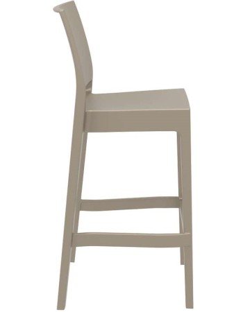 MAYA 75 Bar Stool | Taupe